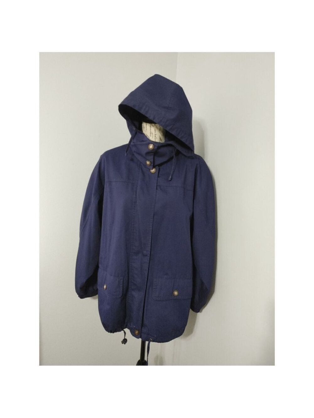 Women's London Fog Navy Utility Jacket M